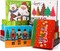 Boxes Bulk with Lids,4inch Deep Christmas Robes Boxes with Tissuer Paper and Stickers,Decorative Xmas Holiday Present Wrapping Box for Big Clothing,Coats,Sweaters